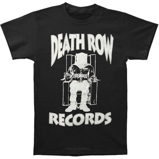 เสื้อยืด ผ้าฝ้าย พิมพ์ลายโลโก้ Death Row Records สีขาว แฟชั่นฤดูร้อน สําหรับผู้ชาย