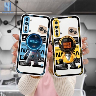 ลายนักบินอวกาศ เคส For Realme 5 5S 5i C17 7i C11 2021 C21Y C31 C35 C15 C21 C25 C20 C3 C12 C2 C25S C1 C25Y C2 C3i 6i C20A realme Narzo 20 10 10A 20A 30A เคสใสแบบใส NASA เคสโทรศัพท์มือถือ