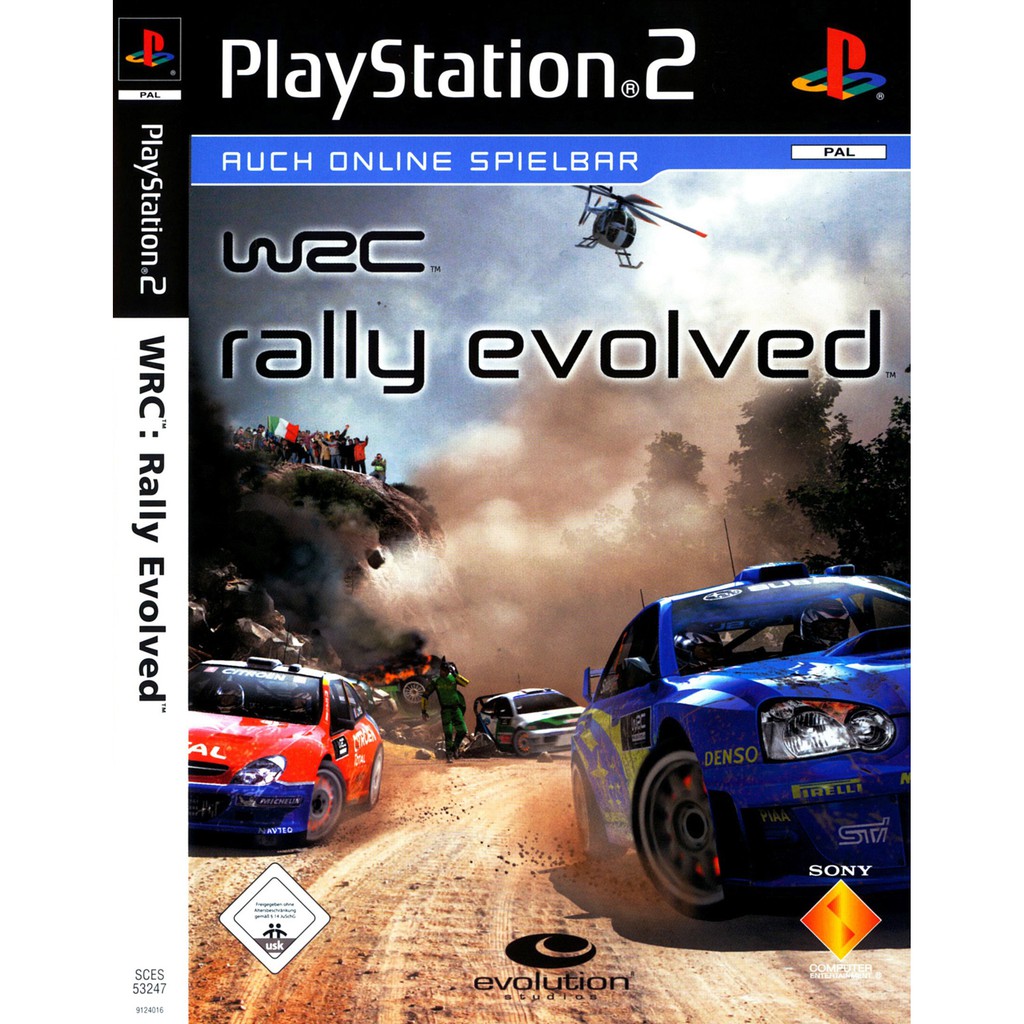 แผ่นเกมส์ WRC Rally Evolved PS2 Playstation2 คุณภาพสูง ราคาถูก