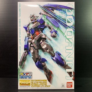 MG 11100 GNT-0000 00 QAN[T]  Clear Color (Mobile Suit Gundam 00: Awakening of the Trailblazer) (Gunpla Expo)