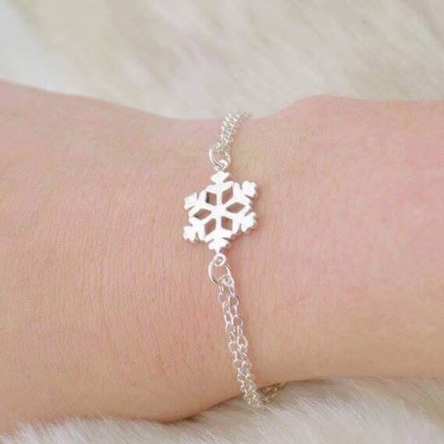 SILVER JEWELRY SNOW BRACELET