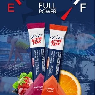 [[[ ซื้อ 6 จ่าย 5 / กดซื้อ 6 ชิ้น ]]] ACTIVE PEAK ENERGY DRINK MIX ผงชงให้พลังงาน ให้พลังงาน 100 แคลอรี่ มี BCAAs