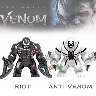 MARVEL ตัวต่อเลโก้ Venom Big Minifigures ของเล่นสําหรับเด็ก