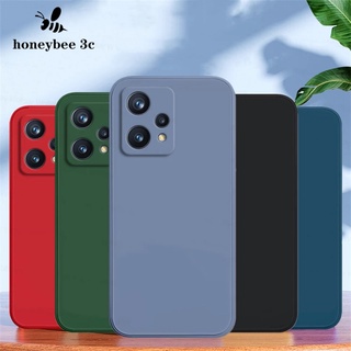 T🇹🇭เคสกำมะหยี่ขอบเหลี่ยม Realme 9i 8i 8 7 Pro Plus TPU Case เคสซิลิโคน เคสมือถือ แบบซิลิโคน สีพื้น