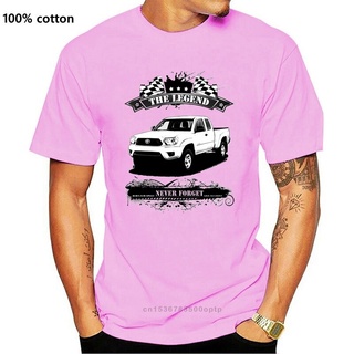 พร้อมส่ง เสื้อยืดลําลอง แขนสั้น พิมพ์ลาย Legend Car Hilux Tundra Tacoma Sporter หลากสีสัน สไตล์ญี่ปุ่น สําหรับผู้ชาย 202