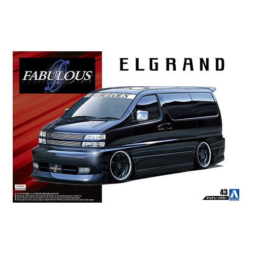 Aoshima 1/24 Fabulous Nissan Elgrand (APE50) 2000