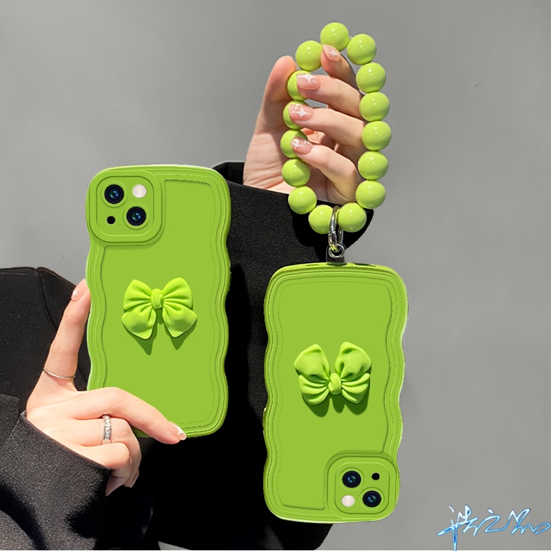 เคสโทรศัพท์มือถือ ลายมัทฉะ 3 มิติ ขนาดเล็ก สีเขียว อุปกรณ์เสริม สําหรับ Oppo A5S A12 A3S A9 A5 2020 A15 A15S A31 A53 F9 F11 A52 A92 Reno 7Z 5