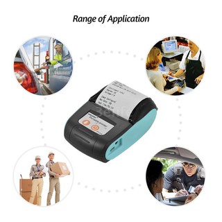 3elife☆GOOJPRT PT-210 Portable Thermal Printer Handheld 58mm Receipt Printer for Retail Stores Restaurants Factories Logistics