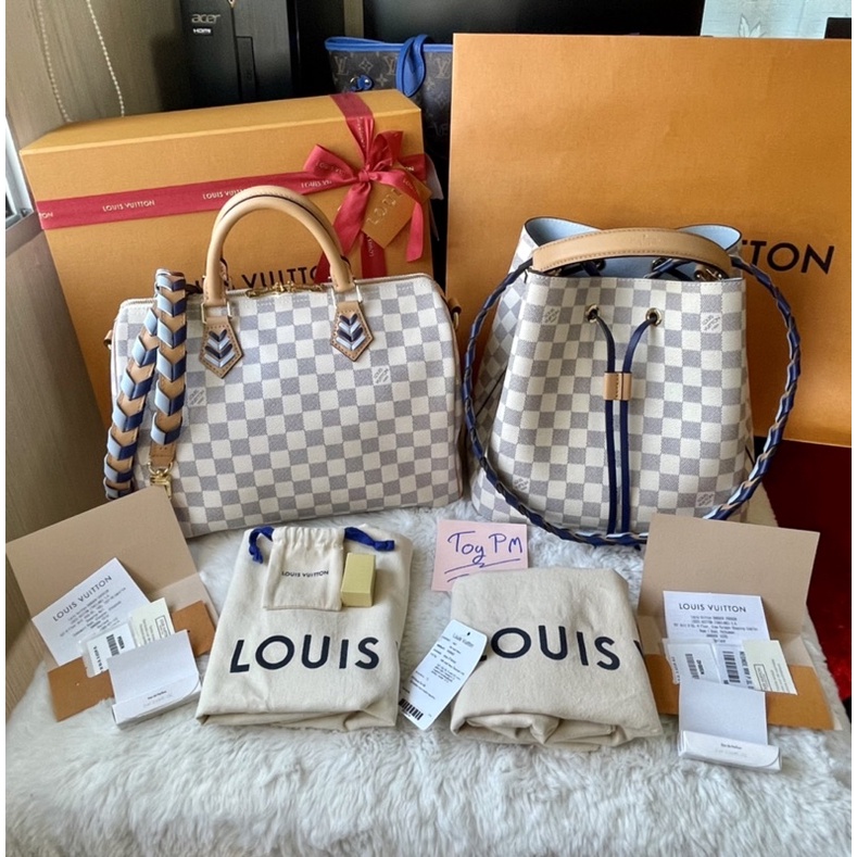 New LV speedy ban 30 damier Azur limited ปี21