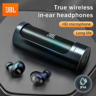 หูฟังบลูทูธ JBL หูฟังบลูทูธไร้สาย หูฟัง หูฟังไร้สาย เสียงเบสแน่น TWS 909 true wireless Bluetooth Headphones รับประกัน