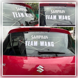 สติ๊กเกอร์สะใภ้TUAN,GOT7 TEAMWANG,PVC สีขาว ดำ