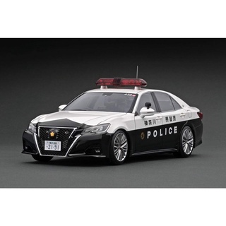 Ignition Model : IG2191 1/18 Toyota Crown (GRS214) Kanagawa Police Traffic Police Force #438