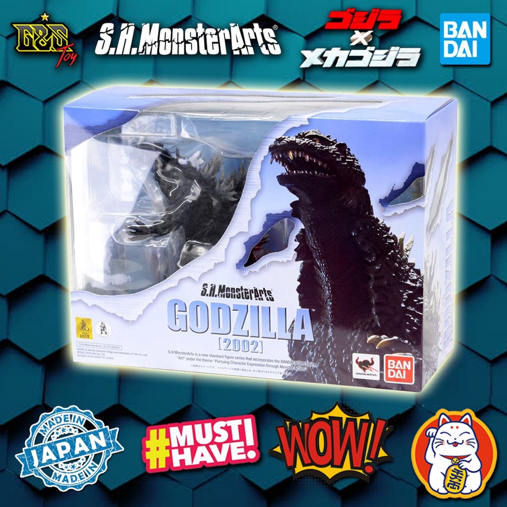 S.H.MonsterArts - Godzilla (2002) จากภาค Gojira X Mekagojira
