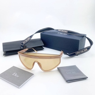 CHRISTIAN DIOR DIORCLUB M2U TRANSLUCENT DIOR OBLIQUE MASK SUNGLASSES แว่นตากันแดด เลนส์ใหญ่โอเวอร์ไซส์ ดิออร์ โมโนแกรม