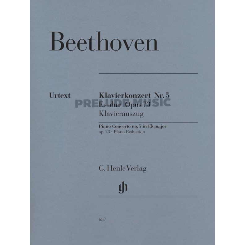 (โค้ดINCSM2Lลด70฿) Beethoven Piano Concerto no. 5 E flat major op. 73