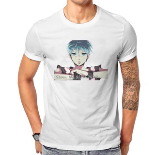 เสื้อวินเทจผญ - บาสเกตบอลคุโรโกะKurokoTetsuyaTshirtคลาสสิกกรันจ์ชายเสื้อยืดเสื้อยืดพลัสขนาดผ้าฝ้ายโ