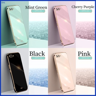 เคส OPPO A3S A12E เคสโทรศัพท์ TPU Electroplated หรูหราคุณภาพสูง