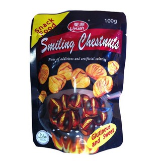 ลี่หยวน เกาลัด มีเปลือก แกะง่าย พร้อมทาน Liyuan Smiling Chestnuts 100g