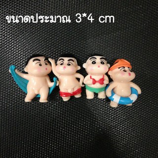 ชินจัง โมเดลชินจัง Crayon Shin-chan ครบเซต 4 ตัว