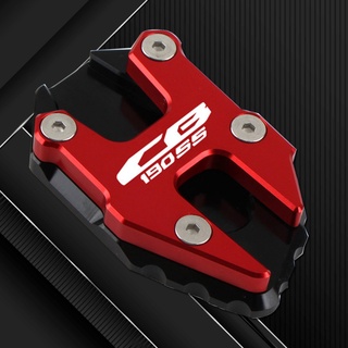 For HONDA CB190SS CB190 SS CBF190TR CB 190TR Motorcycle Kickstand Foot Side Stand Extension Pad Support Plate