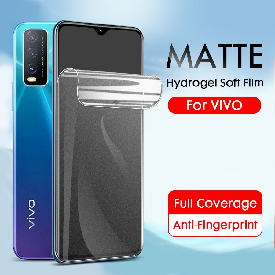 ฟิล์มไฮโดรเจลนิ่ม กันรอยหน้าจอ เนื้อแมตต์ สําหรับ Vivo V29 V27 V25 V23 V21 V21e V20 se V17 S1 Y31 Y31s Y33s Y50 Y51 Y51a Y53s Y52 Y11 Y12 Y72 Y12i Y15 Y17 Y12a Y20 Y20s(G) Y20i Y12s Y21 Y12s 2021 Y22s Y27 Y73 Y75 Y76 Y77 X70 X50 X60 X80 X90 Pro