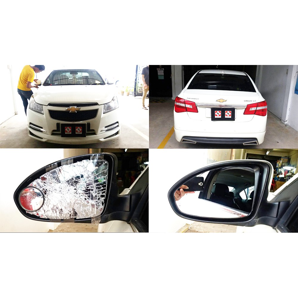 เลนส์กระจกมองข้าง สำหรับ CHEVROLET CRUZE (เชฟโรเลต ครูซ ) กระจกไม่หลอกตา