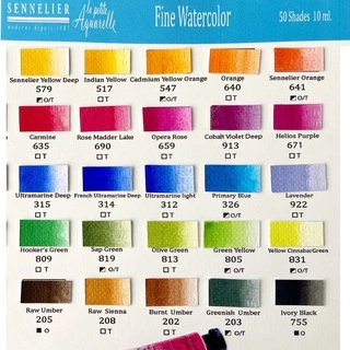 Sennelier สีน้ำรุ่น Blu เกรดสตูดิโอขนาด 10 ml.
