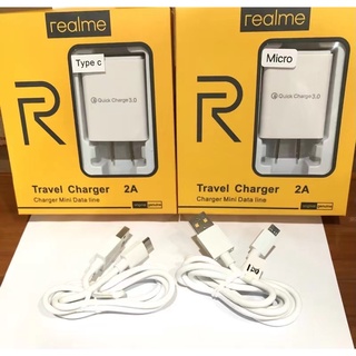 ชุดชาร์จ Realme oppo Vivo Type-c/ Micro+ USB Adapter 5V 2A 100CM/