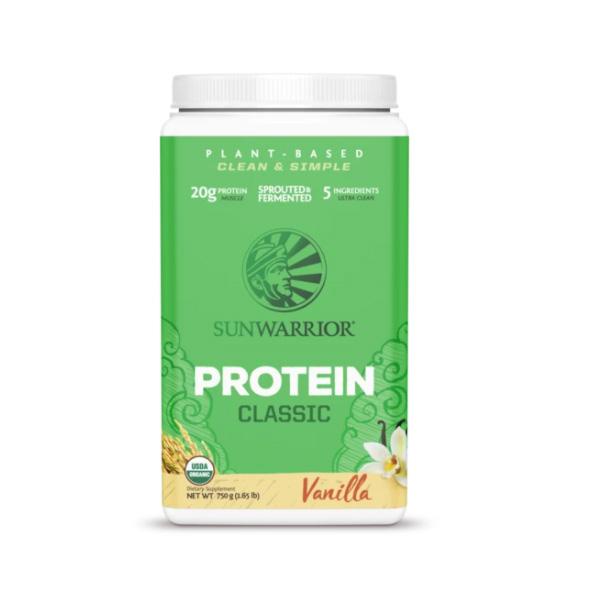 SunWarrior Classic Protein (โปรตีนจากข้าวออร์แกนิค) 750 g. (30 servings)