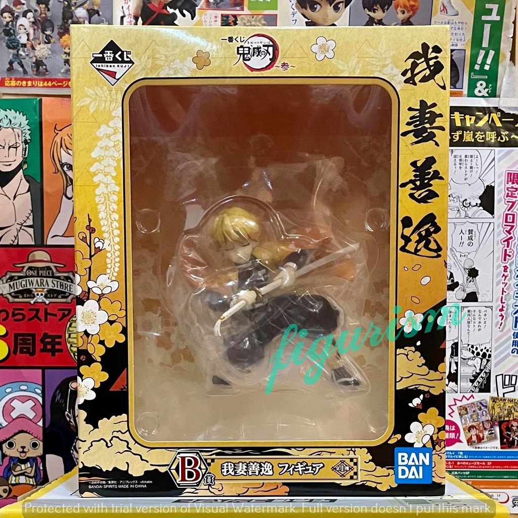 🔥 Zenitsu Agatsuma เซ็นอิตสึ อากาสึมะ Kimetsu no Yaiba Ichiban Kuji Prize B จับฉลาก ดาบพิฆาตอสูร 🔥 แ