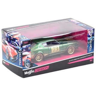 โมเดลรถเหล็ก 1:24 1973 Nissan Skyline 2000GT-R (KPGC110) (Tokyo Mod) [Maisto]