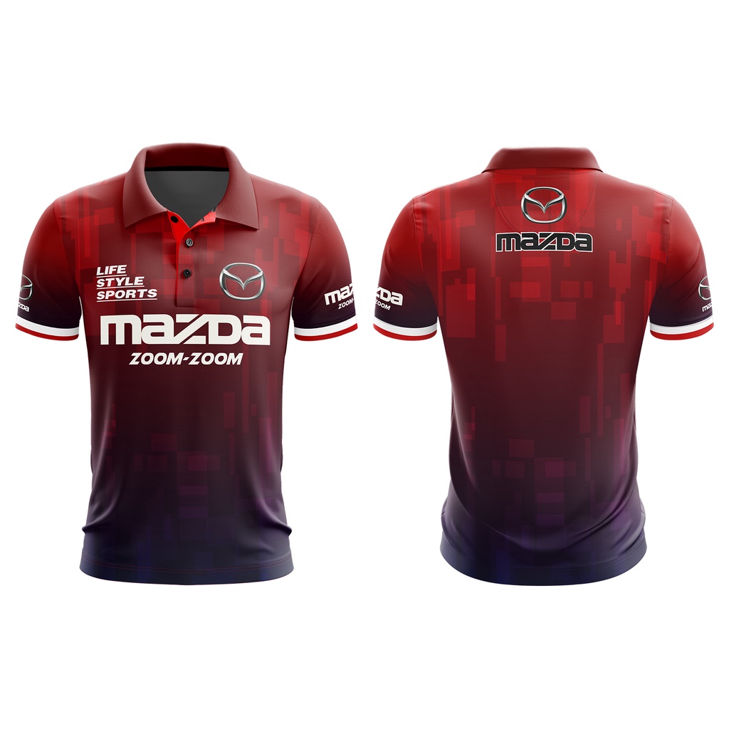 MOTOSHIRT MAZDA MAZ-A05-22 เสื้อคอปกแขนสั้น