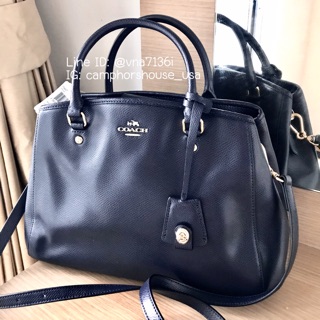 🌟พร้อมส่ง🌟COACH SMALL MARGOT CARRYALL IN LEATHER