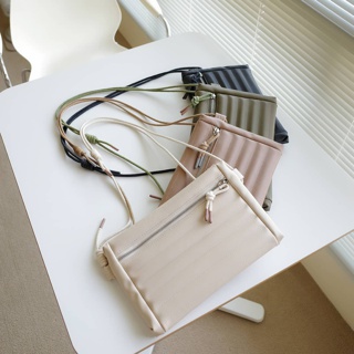 New! Penne sacoche bag กระเป๋าสะพาย กระเป๋าคาดตัว สายเชือก ปรับได้ ซับในกำมะหยี่