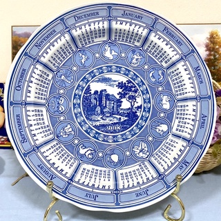 Spode Blue Room Calendar Plate ปี 2003 จาน จานดินเนอร์