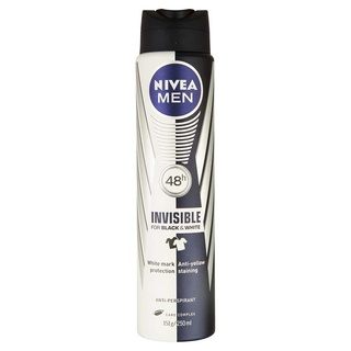 🔥อย่างดี🤩!! ﻿NIVEA FOR MEN นีเวียฟอร์เมน ดีโอสเปรแบล็คแอนด์ไวท์ 250มล. 🚚พร้อมส่ง!! 💨