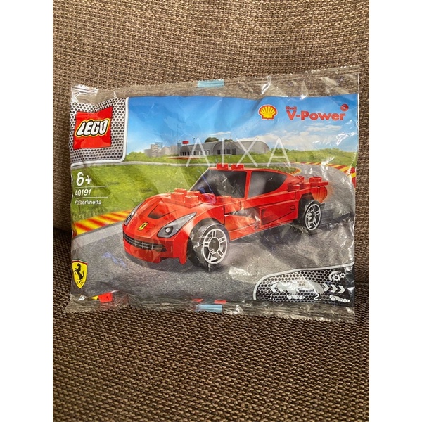 Lego Shell Ferrari Red Car Toy Kereta Mainan