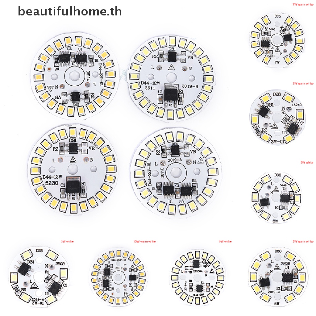 # ขายดี # แผ่นโมดูลหลอดไฟ LED SMD ทรงกลม สําหรับหลอดไฟ .