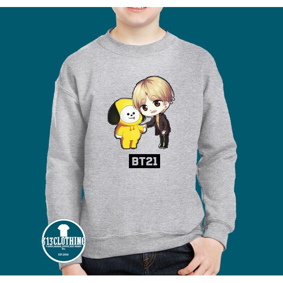 Bt21 เสื้อแจ็คเก็ตสเวตเตอร์เด็ก Chimmy Jimin - เสื้อผ้า 313