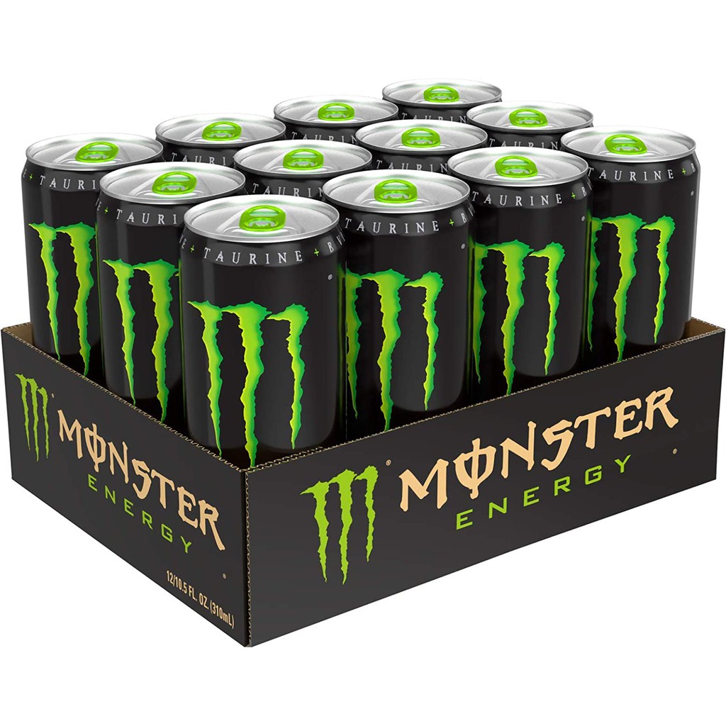 🔥พร้อมส่ง🔥 Monster energy [สีดำ] 12 กระป๋อง เครื่องดื่มชูกำลัง Energy drink