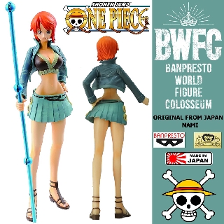 Model Figure งานแท้ Original One Piece วันพีซ เต็มพิกัดสลัดจอมลุย วันพีช Nami นามิ Dramatic Showcase กลุ่มโจรสลัดหมวกฟาง