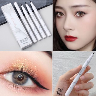 ของแท้ซุปเปอร์กันน้ำและยาวนานไม่สำคัญสามเณรอายไลเนอร์Genuine black liquid eyeliner, super black, waterproof and long-las