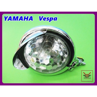 VESPA YAMAHA HEADLAMP REFLECTOR "WHITE" SET ACCESSORIES // จานฉาย ไฟหน้า ไฟแต่ง "สีขาว" ไฟแต่งเวสป้า ไฟแต่งยามาฮ่า