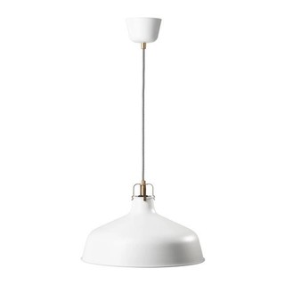 RANNARP โคมไฟแขวนเพดาน Pendant lamp 38 cm (ขาว)