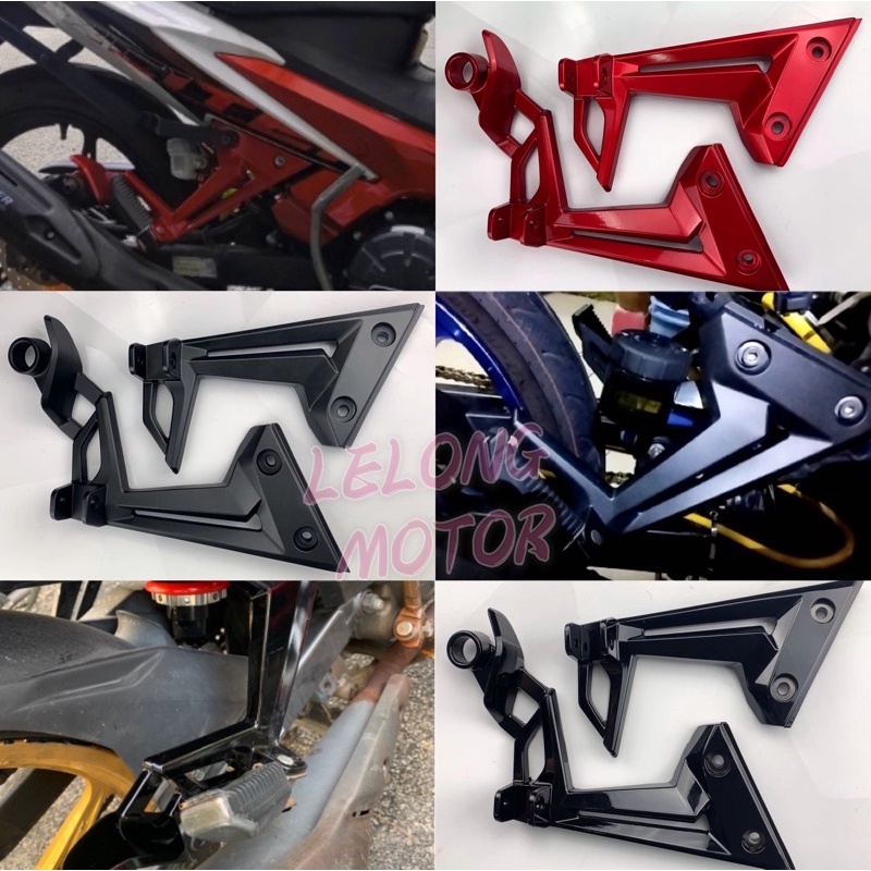 YAMAHA LC V2 V3 V4 V5 V6 V7 V8 SRL115 FI SRL115FI REAR FOOTREST BRACKET ซ้ายขวา