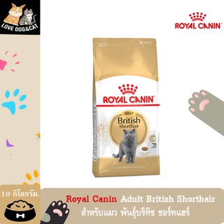 Royal Canin Adult British Shorthair ขนาด 10 กก สำหรับแมว พันธุ์บริทิช ชอร์ทแฮร์