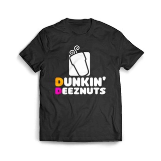 เสื้อผ้าผชเสื้อยืด ลาย Dunkin Deez 2S-5XL