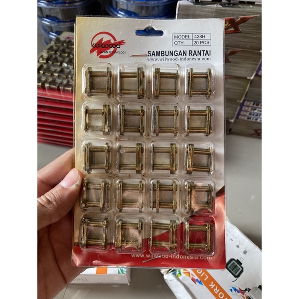 WILWOOD 428 ปุ่มโซ่เชื่อมต่อ