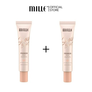 [2 ชิ้น] Mille ไพรเมอร์เบลอรูขุมขน Snail Bright Primer 15 g.