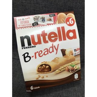 พร้อมส่ง Nutella.B นูเทลล่าบี 6ชิ้น#กล่อง.เวเฟอร์สอดใส่ ช๊อคแลตแท้นูเทลล่า